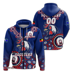 custom personalised roosters rugby naidoc aboriginal hoodie