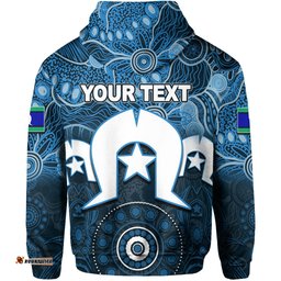 custom personalised blues australian football torres strait islanders mix aboriginal hoodie 02