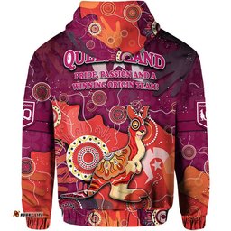 queenslanders rugby zip up and pullover hoodie naidoc week aboriginal style