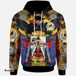 force rugby custom hoodie remembrance western force with black swan aboriginal patterns and poppy flower rlt12