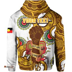 custom personalised hawks australian football hoodie naidoc week lets fight together 02