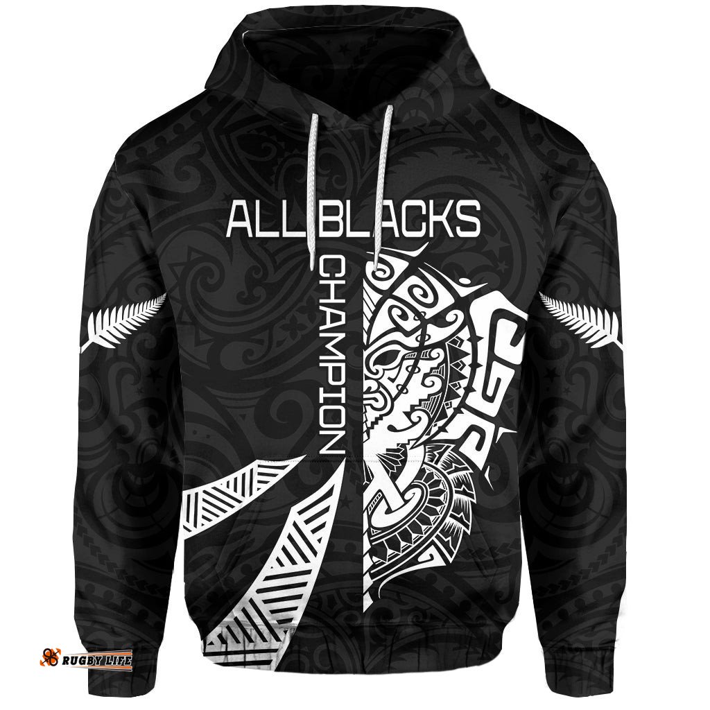 new zealand rugby hoodie haka all black mix ta moko