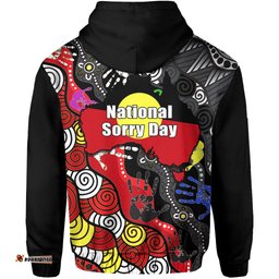 National Sorry Day Hoodie Version 03 Australian Aboriginal