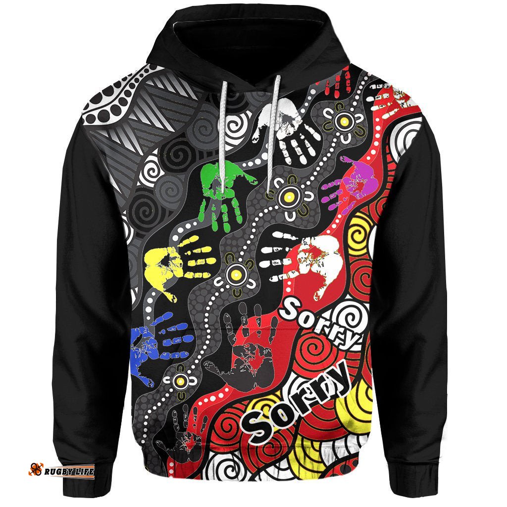 National Sorry Day Hoodie Version 03 Australian Aboriginal