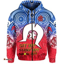 demons football naidoc week hoodie melbourne north melbourne aboriginal dhari