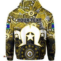 custom personalised tigers australian football torres strait islanders mix aboriginal hoodie 02