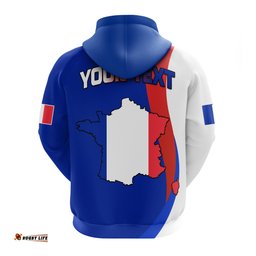 custom personalised france rugby hoodie champions six nations