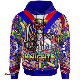 knights rugby hoodie custom knights rugby with aboriginal background hoodie rlt12