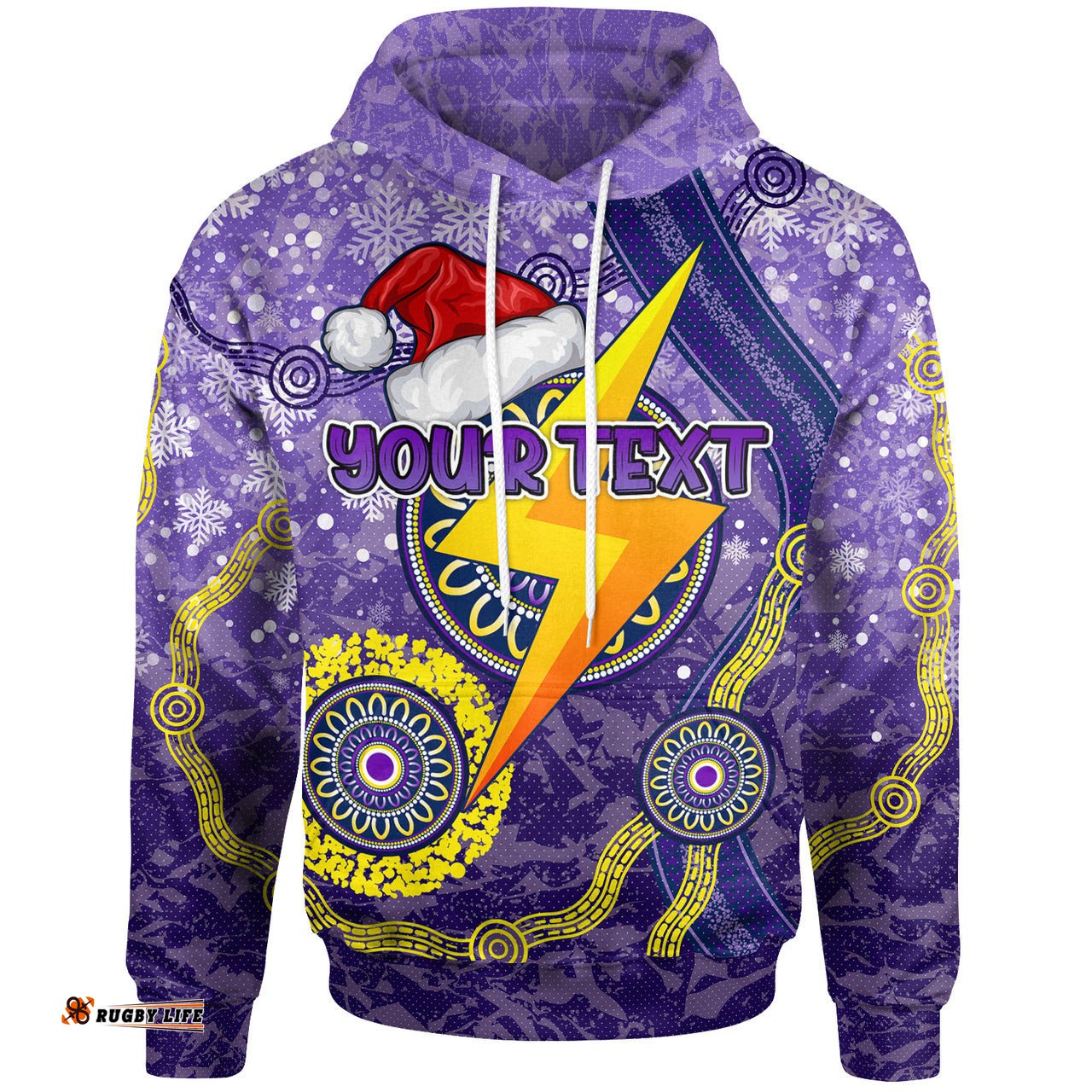 storm christmas rugby hoodie custom christmas super storms hoodie rlt12
