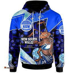 new south wales rugby league team hoodie custom new south wales blues cockroaches rugby ball state of origin hoodie rlt12