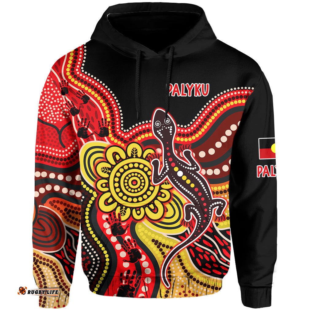 palyku naidoc week hoodie aboriginal lizard always proud history ver01