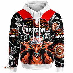 st george rugby fathers day aboriginal hoodie st george illawarra dragons fathers day hoodie rlt12