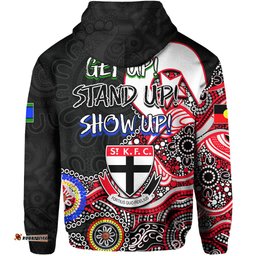 saints australian football hoodie naidoc patterns