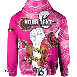 custom personalised panthers rugby naidoc week hoodie lets fight together pink style 08