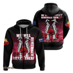 australia anzac hoodie camouflage with poppy pink