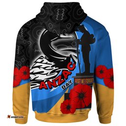 force rugby hoodie custom anzac force black swans mascot hoodie 08