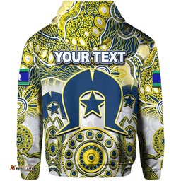 custom personalised cowboys torres strait islanders mix aboriginal hoodie 02