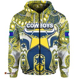 custom personalised cowboys torres strait islanders mix aboriginal hoodie 02