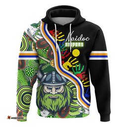 Custom Personalised Raiders NAIDOC Week Hoodie Canberra Indigenous Sport Style