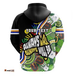 Custom Personalised Raiders NAIDOC Week Hoodie Canberra Indigenous Sport Style