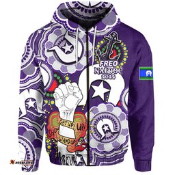 custom personalised freo australian football hoodie naidoc week lets fight together 03
