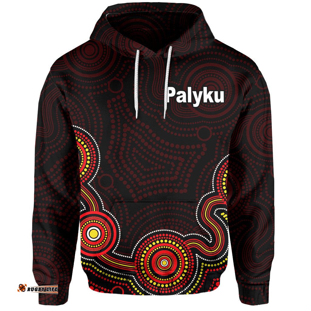 custom personalised aboriginal hoodie dot patterns style