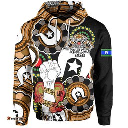 custom personalised tigers rugby naidoc week hoodie lets fight together 08