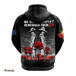 australia anzac hoodie camouflage with poppy black