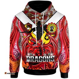 stgeorge rugby hoodie custom st george illawarra dragons naidoc week with torres strait and aboriginal style hoodie rlt12