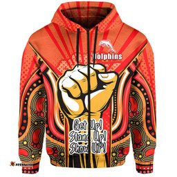 custom personalised dolphins naidoc week hoodie aboriginal art get up stand up show up