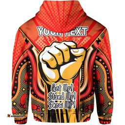 custom personalised dolphins naidoc week hoodie aboriginal art get up stand up show up