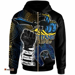 titans rugby hoodie custom naidoc titans aboriginal style hoodie rlt12