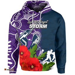 custom personalised storm anzac day aboriginal mix army patterns hoodie