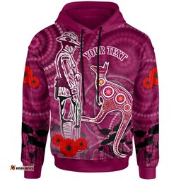 maroons rugby hoodie custom anzac maroons rugby hoodie