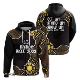 naidoc week aboriginal hoodie indigenous dot painting art