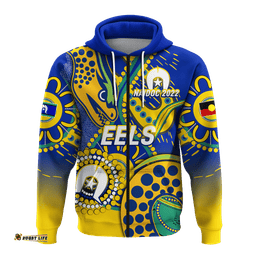 custom personalised eels rugby naidoc aboriginal hoodie
