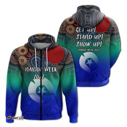 naidoc week torres strait islanders with aboriginal dot painting art hoodie