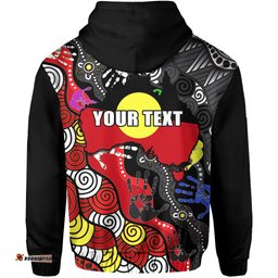 Custom Personalised National Sorry Day Hoodie Version 03 Australian Aboriginal