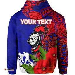 custom personalised knights anzac day aboriginal mix army patterns hoodie
