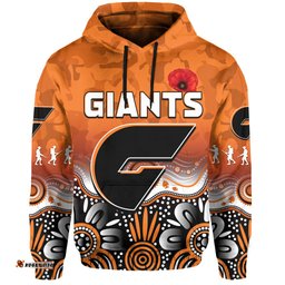 giants anzac hoodie greater western sydney gws aboriginal poppy