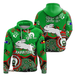 rabbitohs rugby naidoc aboriginal hoodie