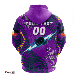 custom personalised storm rugby naidoc aboriginal hoodie