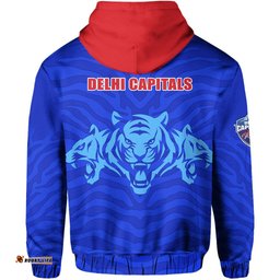 Delhi Capitals Zip Hoodie DC Cricket Fans