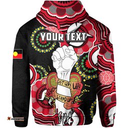 custom personalised saints australian football hoodie naidoc week lets fight together 07