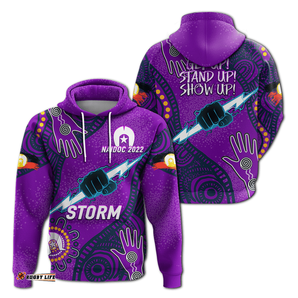 storm rugby naidoc aboriginal hoodie