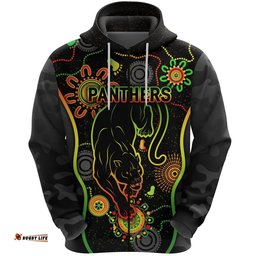 Penrith Panthers Zip Hoodie ANZAC Day Unique Indigenous 02