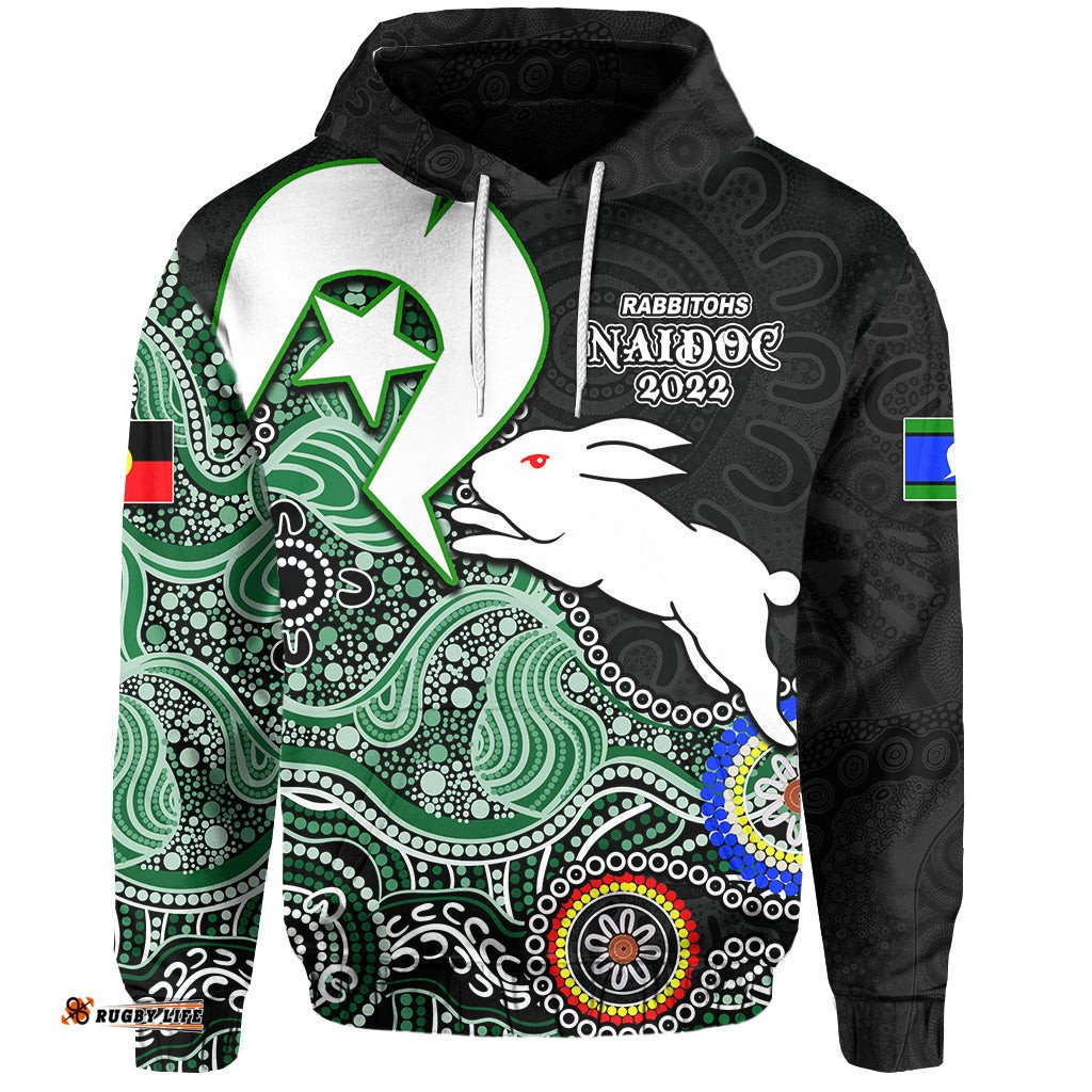 rabbitohs rugby hoodie naidoc patterns