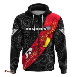 Bombers NAIDOC Week Zip Hoodie Essendon Ingenious