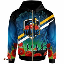 titans rugby hoodie custom anzac titans rugby logo hoodie