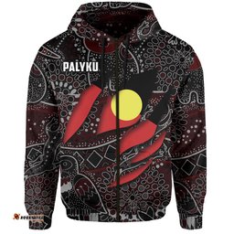 palyku aboriginal hoodie aboriginal blood in me